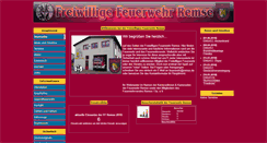 Desktop Screenshot of feuerwehr.remse.de